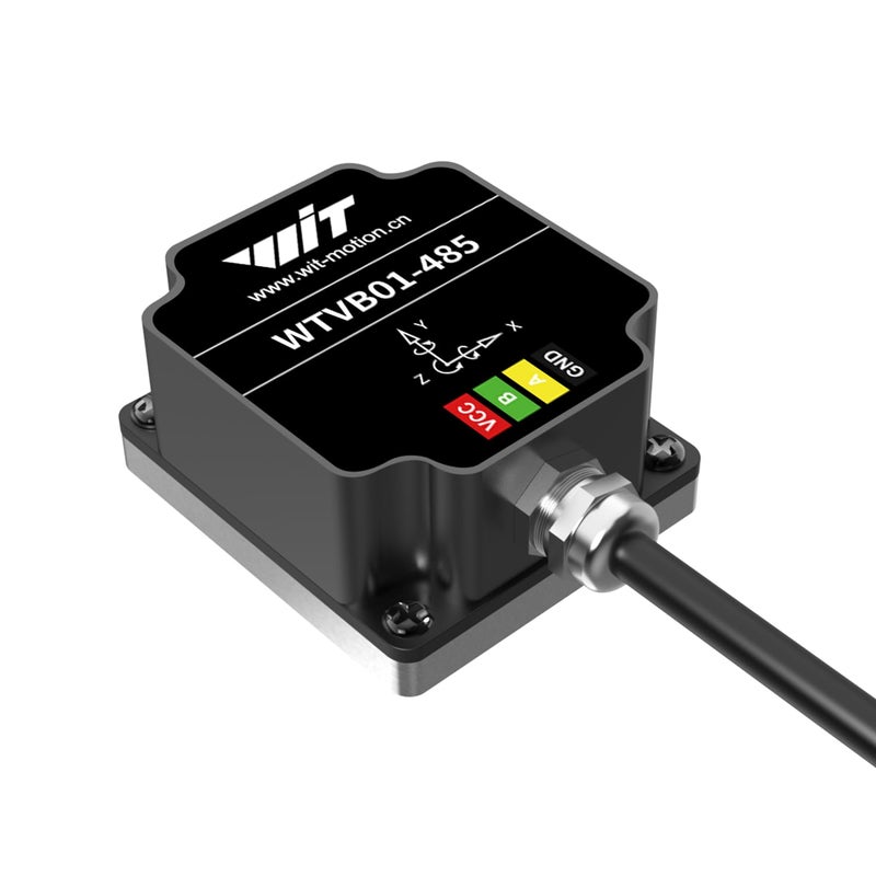 WITMOTION [RS485 Modbus Vibration Sensor] WTVB01-485 IP68 Waterproof Transducer Ar-Duino, 3-Axis Acceleration Angular Velocity Vibration(Amplitude+Frequency+Displacement+Speed) Detector, Motor Monitor Module - Image 1